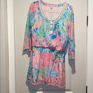 Lilly Pulitzer 3/4 length sleeve dress